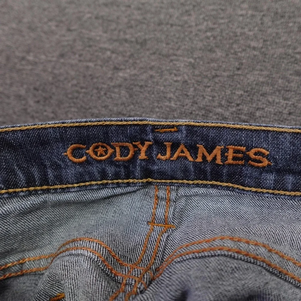 Cody James Jeans Mens 34x32 Blue Medium Wash Regular Straight Stretch Denim